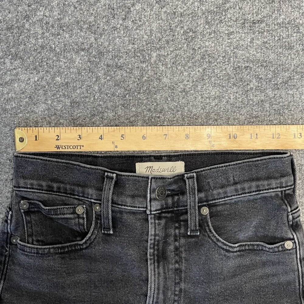 Madewell Womens The Perfect Vintage Jean Black Denim Straight Leg Size 24 - Picture 5 of 8
